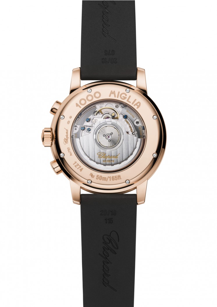 161274-5004 Chopard Mille Miglia Mens 18K Rose Gold Automatic Watch 