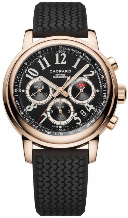 161274-5005 Chopard Mille Miglia Mens 18K Rose Gold Chongraph Watch