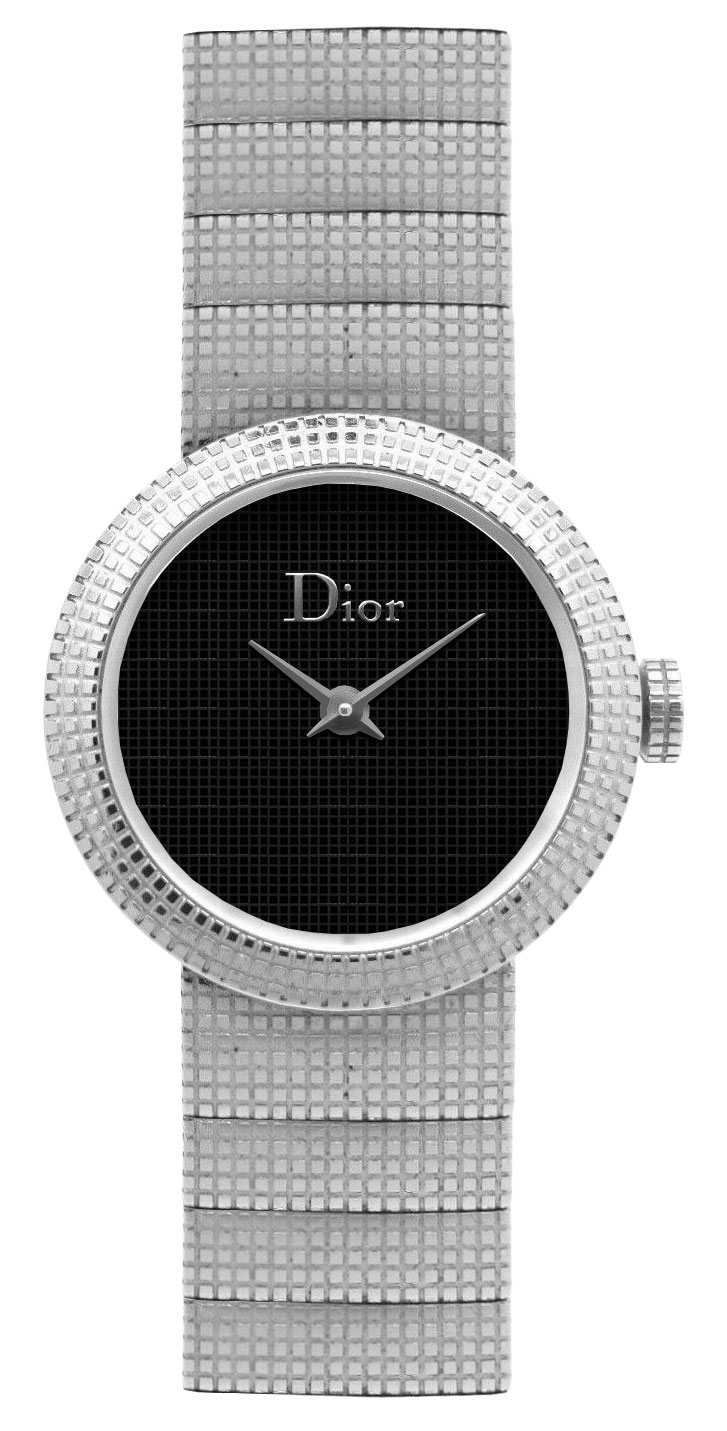 781604/Christian Dior 46 153-4 腕時計 CD042110M002 Christian Dior La D De Dior Black Dial Steel Case