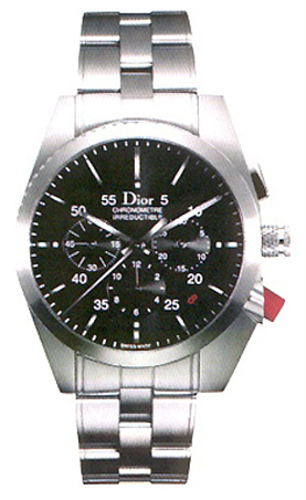 CD084810M001 Christian Dior Chiffre Rouge Black Dial Automatic Watch.