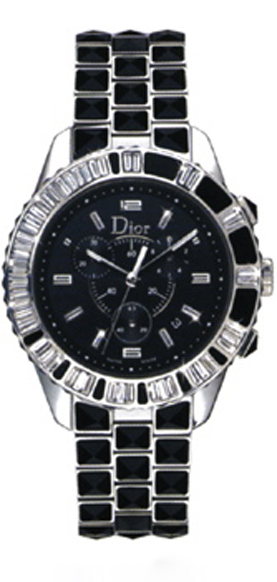 CD114320M001 Christian Dior Christal Black Dial Mens Quartz  display picture 1