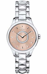 Christian Dior Montaigne Steel Diamonds Women's Watch CD151111M002