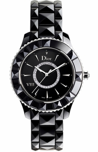 Christian Dior VIII Black Ceramic Women's Watch CD1231E0C002