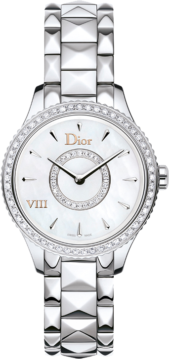 人気商品！激安！Dior VIII Montaigne マザーオブパール Watch 21761DiorMOPMontaignePOFront_1