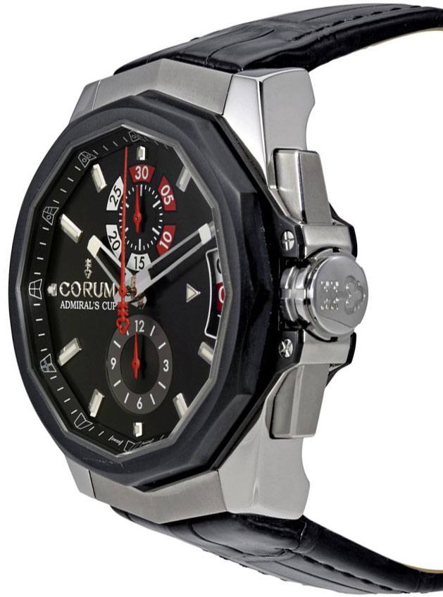 CORUM Admiral's Cup 時計 040.101.04/0F01 AN10 Corum Admiral's Cup Black Dial Men's Watch