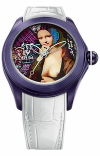 Corum Bubble 42 Elisabetta Fantone Purple Men's Watch L082/03201
