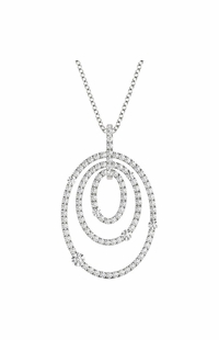 Diamond Pendant, .86 Carat on Solid 18k White Gold P21963W