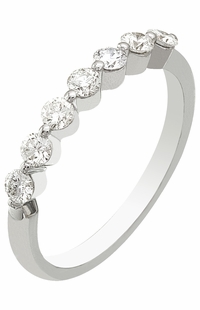 Diamond Ring, .45 Carat Diamonds on 14K White Gold