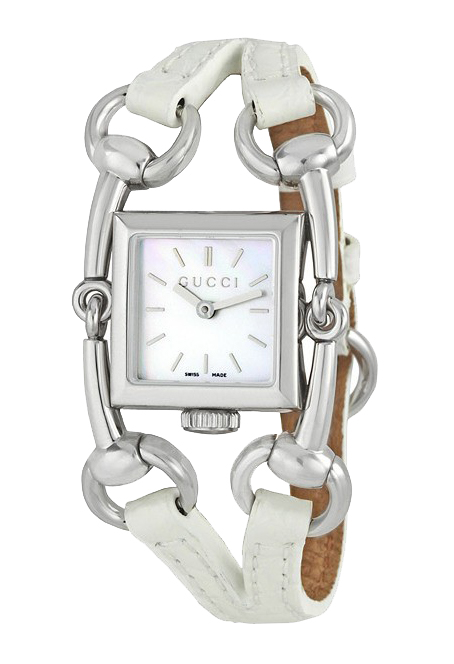 YA116504 Gucci 116 Signoria White Strap Mother of Pearl Ladies Watch
