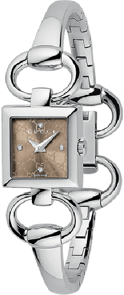 YA120509 Gucci 120 Tornabuoni Collection Ladies Steel Brown