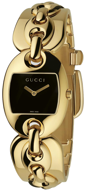 Gucci Marina link Watch with Black Dial Ladies Authentic Gucci Marina Chain Black Dial Quartz Wrist  main image 3