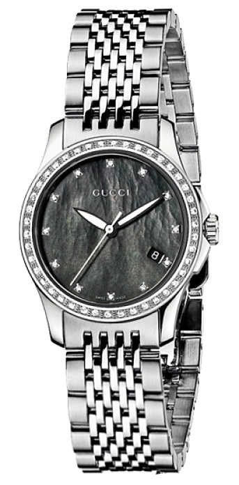 YA126509 Gucci 126 G-Timeless Collection Ladies Black Mother of