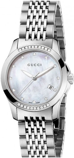 10.グッチ GUCCI 時計 YA126510 Gucci 126 G-Timeless Ladies Diamond Watch