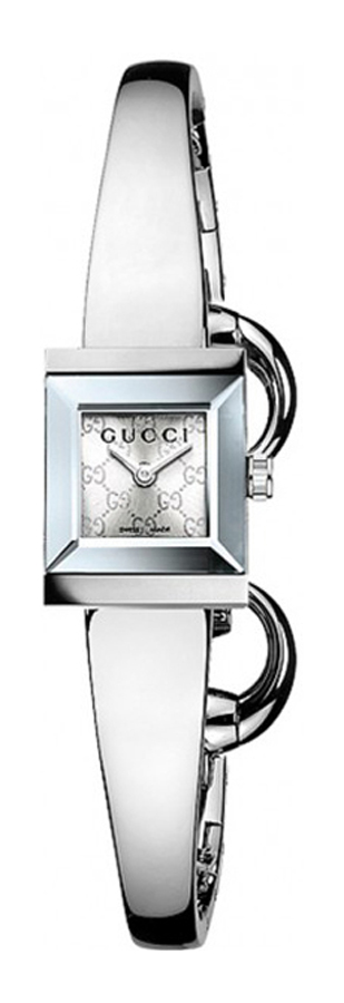 YA128511 Gucci 128 G-Frame Collection Ladies Silver Dial Watch