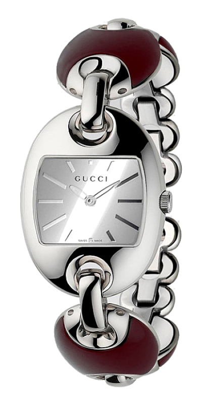 グッチ GUCCI Marina Chain マリーナ チェーン 腕時計 YA121516 Gucci Marina Chain Ladies Collection Red Ceramic Steel Watch