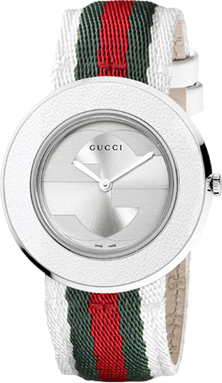 YA129411 Gucci U-Play Collection Ladies Silver Dial Watch