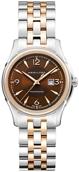 H32305195 Hamilton 34mm Jazzmaster Automatic Brown Dial Watch