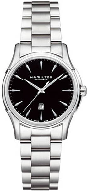 H32315131 Hamilton 34mm Jazzmaster Automatic Black Dial Ladies Watch