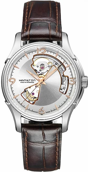 H32565555 Hamilton Jazzmaster Open Heart Men's Watch