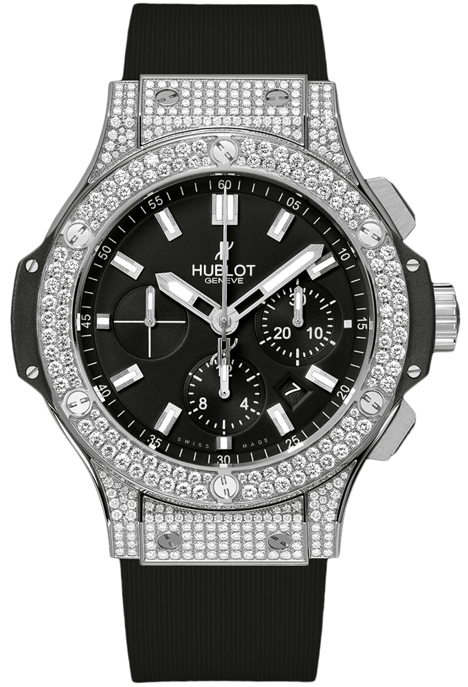 ⭐️ 正規品・希少HUBLOTビッグバン44mm 301純正SSブレス駒フルセット 301.SX.1170.RX.1704 Hublot Big Bang 44MM Diamonds Watch