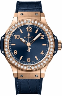 Hublot Big Bang Gold Blue Diamonds Men's Watch 361.PX.7180.LR.1204