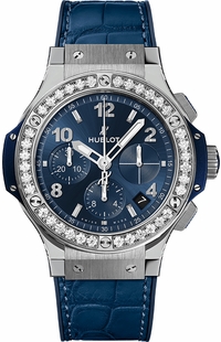 Hublot Big Bang Steel Blue Diamonds Men's Watch 341.SX.7170.LR.1204