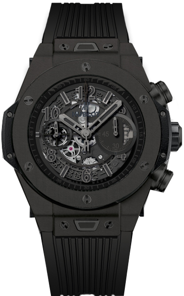 411.CI.1110.RX Hublot Unico All Black Mens Watch