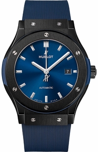 Hublot Classic Fusion 42mm Black Ceramic Men's Watch 542.CM.7170.RX