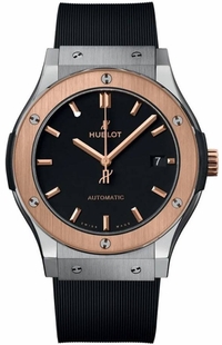 Hublot Classic Fusion Titanium & 18k Rose Gold Men's Watch 565.NO.1181.RX