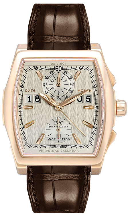 IW376102 IWC Da Vinci Perpetual Calendar Digital Rose Gold Mens Watch