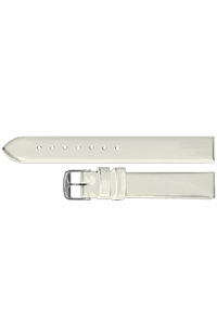 Longines 15mm White Leather Strap LWPLS15