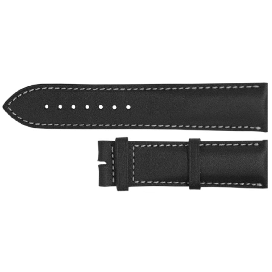 L682124852 Longines 21mm Black Leather Strap