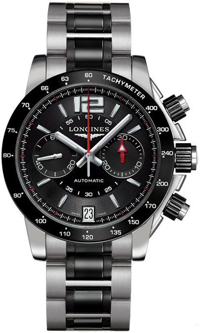 L36674567 Longines Admiral Chronograph Mens 42mm Automatic Watch  