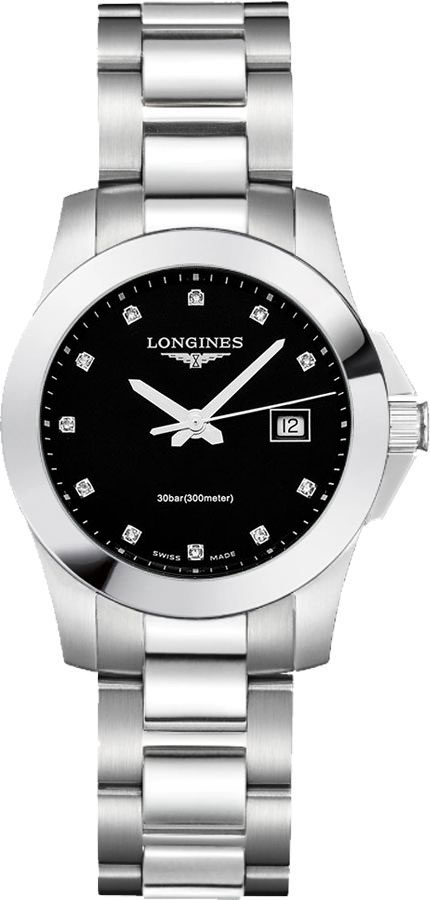 LONGINES Conquest レディース時計 Conquest Automatic watch 30mm White mother-of-pearl