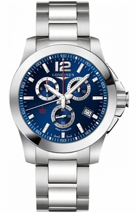 Longines Conquest Blue Dial Men's Sport Watch L3.800.4.96.6