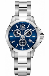 Longines Conquest Blue Dial Men's Watch  L3.379.4.96.6
