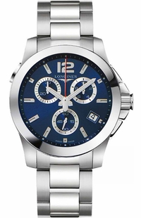 Longines Conquest Chronograph Blue Dial Men's Watch on Sale L3.702.4.96.6
