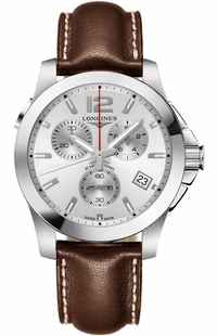 Longines Conquest Chronograph Silver Dial Men's Watch L3.702.4.76.5