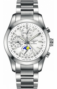 Longines Conquest Classic Automatic Chronograph Silver Dial Men's Watch L2.798.4.72.6