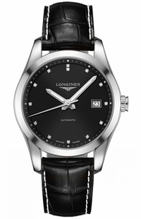 Longines Conquest Classic Black Dial Men's Dress Watch L2.785.4.58.3