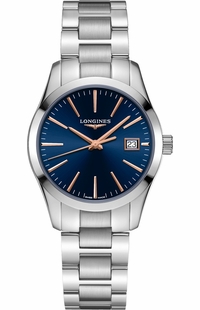 Longines Conquest Classic Blue Dial Women's Watch L2.386.4.92.6
