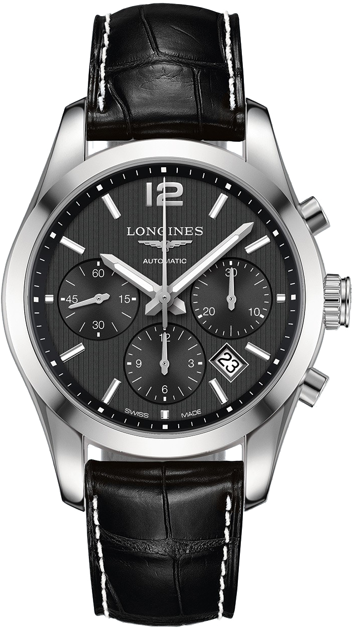 L2.786.4.56.3 Longines Conquest Classic Black Dial Men's Watch