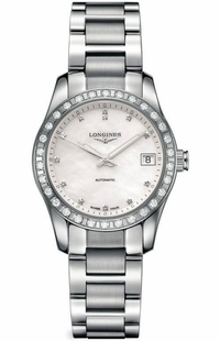 Longines Conquest Diamond Women's Watch L2.285.0.87.6