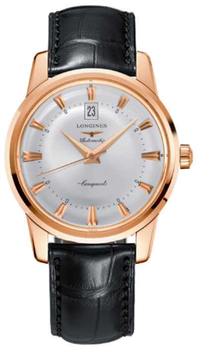 n*1様 LONGINES 腕時計　16797086　ジャンク L1.645.8.75.4 Longines Heritage Collection Conquest Men's Watch