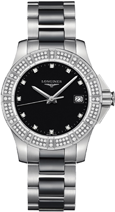 LONGINES Conquest レディース時計 L3.280.0.57.7 Longines Sport Collection Conquest Ladies