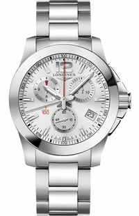 Longines Conquest Silver Dial Men's Watch L3.700.4.76.6