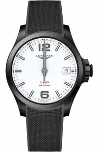 Longines Conquest V.H.P. Black Steel Men's Watch L3.716.2.76.9
