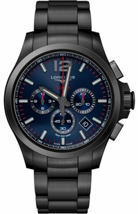 Longines Conquest V.H.P. Blue Chronograph Men's Watch L3.717.2.96.6