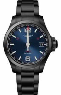 Longines Conquest V.H.P. Blue Dial GMT Men's Watch L3.718.2.96.6