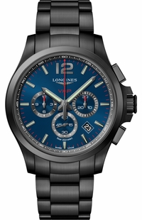 Longines Conquest V.H.P. Chronograph Blue Men's Watch L3.727.2.96.6